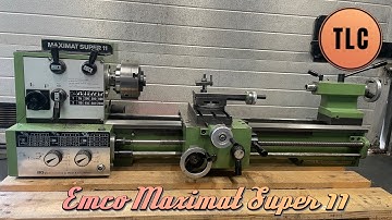 Emco Maximat Super 11 Power Cross Feed Lathe Svarv Tour Drehmaschine