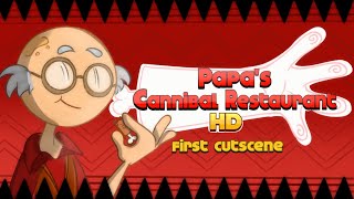 "Papa's Canibalia" - First cutscene screenshot 1