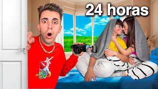 24 HORAS ESPIANDO A MI HERMANO Y MI HIJASTRA… *no debería de haber visto esto!*