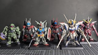 ガンダムコンバージ　塗装　イージスガンダム（ディアクティブ⇔PS装甲展開） ガンダムコンバージ 塗装 イージスガンダム（ディアクティブ⇔PS
