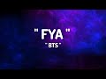 BTS FYA Lyrics 