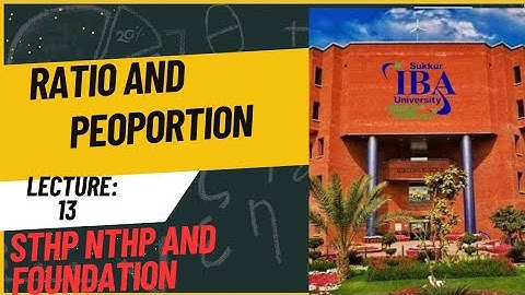 Sukkur IBA university Entry test preparation for STHP NTHP and Foundation