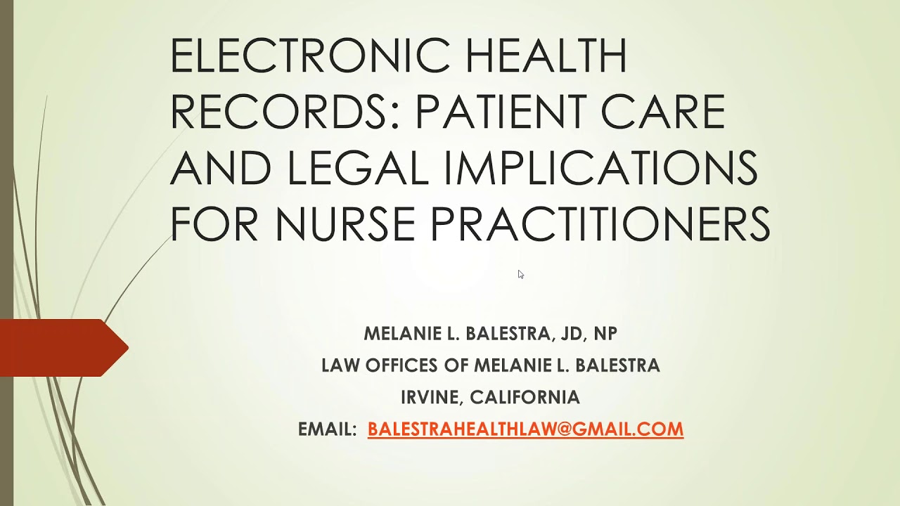 Electronic Charting For Nurses