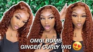 PERFECT GINGER COLORED WIG🍁 | WATCH ME COLOR + INSTALL THIS LACE FRONT WIG | ft Nadula Hair