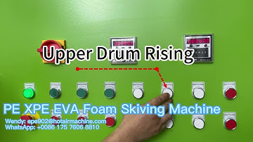 PE EPE XPE EVA PU Foam Skiving Machine | How to operate a skiving machine?