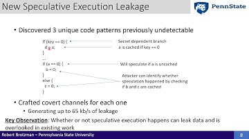 SpecSafe: Detecting Cache Side Channels in a Speculative World
