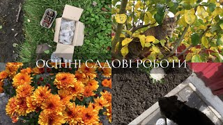 Осінні садові роботи | готую сад до зими, посадка нових квітів