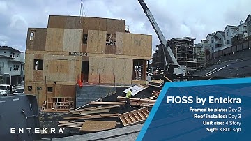 4 Story Construction in two days using FIOSS by Entekra