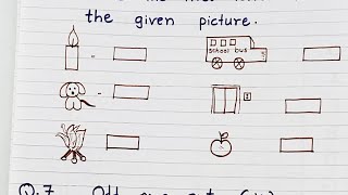English worksheets for Jr.kg students @ Genius phonics and grammar classes screenshot 5