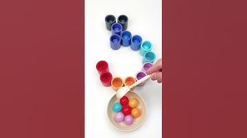 Color Sorting ASMR #asmr #oddlysatisfying #relaxing