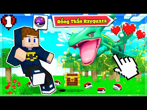 MINECRAFT PIXELMON * TẬP 1 | JAY GẶP RỒNG THẦN RAYQUAZA😱HÀNH TRÌNH MỚI TRONG THẾ GIỚI SIÊU POKEMON🥳