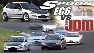 [ENG CC] Spoon Civic EG6 having a laugh at R33 GTR, RX7, Supra and S14 Silvia HV17