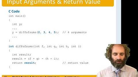 DDCA Ch6 - Part 11: RISC-V Functions