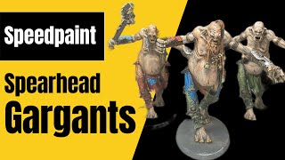 Quick and Easy Miniature Painting - Speedpainting a Full Spearhead Gargants Army