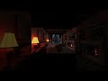 雪の日、暖かな寝室で。 #asmr #眠る #sleep #relax #snow #暖炉