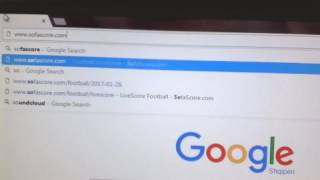 The best live score ever...(sofa score)