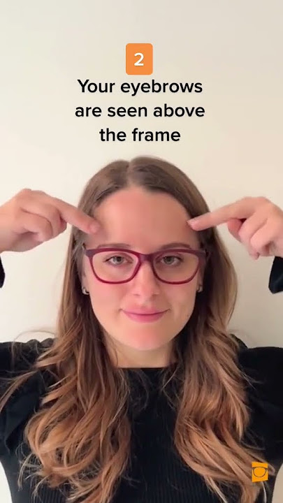 How glasses should fit on your face 👓 #glasses #howto #perfectfit #tutorial #glassesframe