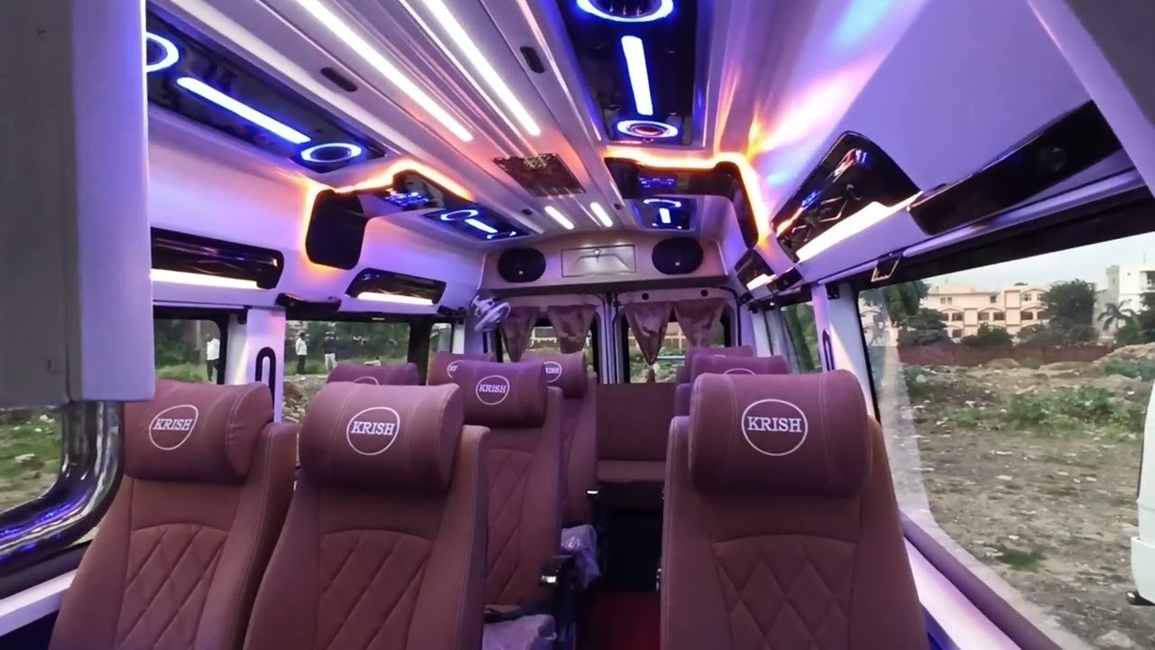 13 seater traveller seating arrangement