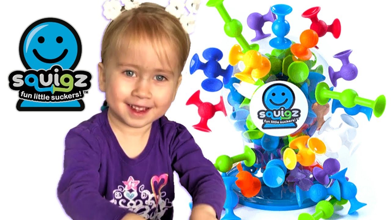 Fat Brain Toys 50-Piece Squigz Deluxe Set