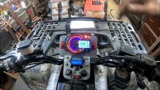 2001 yamaha big bear 400 upgrades part 1 the dash