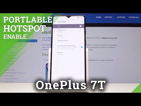 How to Set Up Wi-Fi Hotspot in OnePlus 7T - Enable Portable Hotspot