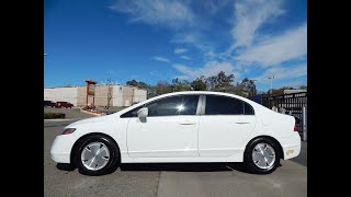 2006 Honda Civic Hybrid with Nav video overview and walk around.