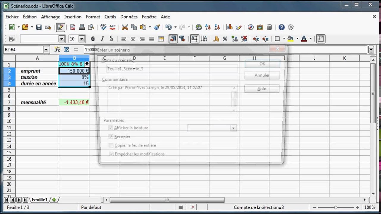 in libreoffice calc is the presentation application