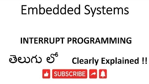 [ES-TE-29]8051 Interrupt Programming -lesson -29