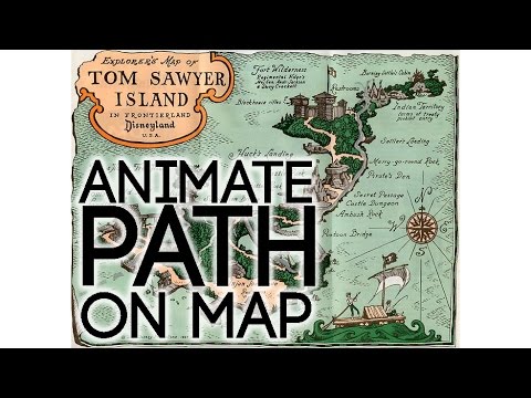 Animate a Path on a Map - After Effects
