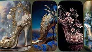   AI Artistry in Shoe Design | Mind-Blowing High Heels from a World of Fantasy (Midjourney Art)   👠✨