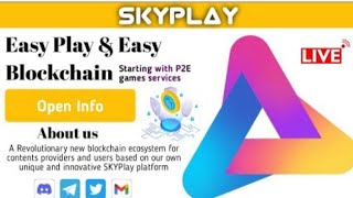 SkyPlay | Full Review | Play & Easy Blockchain |New NFT Project 2022