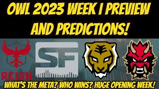 Overwatch League Season 6 Opening Week Predictions!