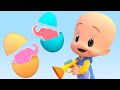 Elephants surprise eggs with Cuquin - Discover and learn with your favourite cartoons