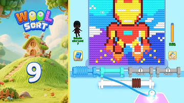 Wool Sort Level 9 Full Walkthrough