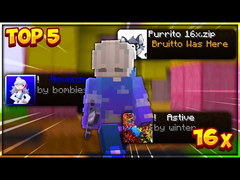 5 Texture Pack Bedwars TERBAIK! (FPS BOOST) | Hypixel Bedwars