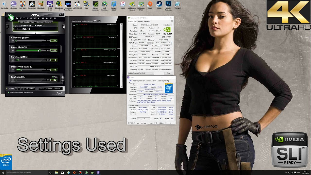 GTX 980Ti SLi Stock VS Overclocked 4K Performance | i7 5930K @4.5GHz