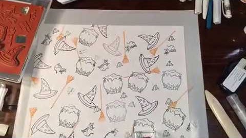 Live Replay, Halloween Treat box with DIY DSP, Stampin