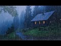 Super heavy rain to sleep immediately  rain sounds for relaxing your mind and sleep tonight  study