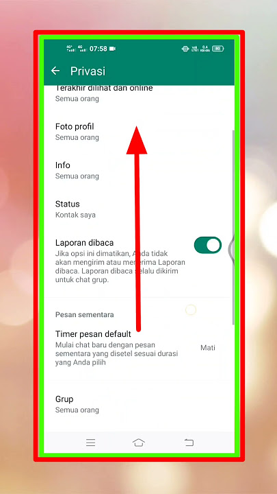 cara bisukan panggilan WhatsApp dari nomor tidak dikenal #shorts
