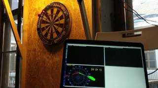 Automatic darts scoring using webcams