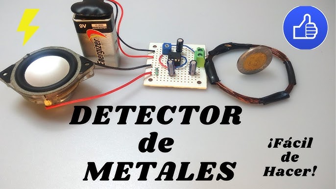 Como hacer un detector de metales  NO ME ESPERABA QUE FUERAN TAN SENSIBLES  🤯 