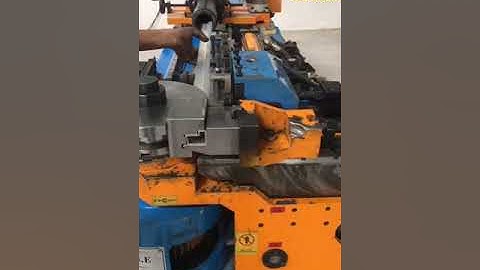 Sne aluminium profile bend on cnc pipe bending machine. Fully automatic cnc pipe bending machine.