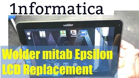 Wolder mitab Epsilon LCD Replacement - Electronic Repair