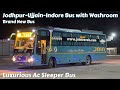 Jodhpur to indore luxurious bus with washroom by jain travels i        i