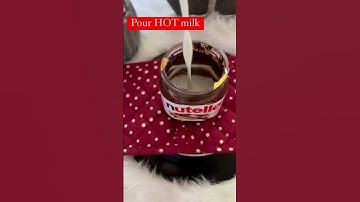 How To Use Leftover NUTELLA From Nutella Jar|The ultimate 1 minute hack #shorts #shortsfeed #viral