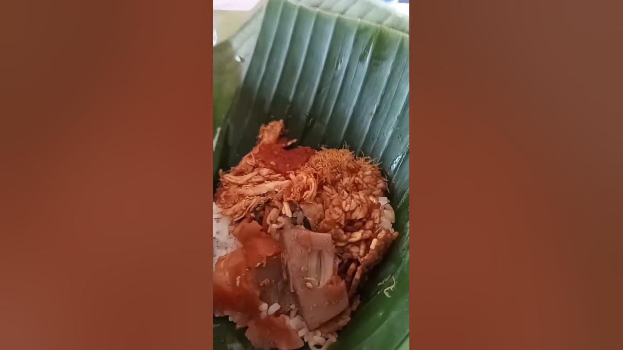 Nasi memori dauh pisang eh nasi bungkus daun pisang.#enak #fypyoutube