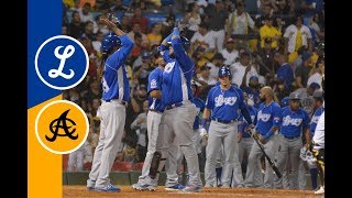 RESUMEN: Licey se impone a las Águilas en debut de Bartolo (29 Nov. 2018)