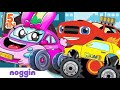 Learn colors with superheroes monster trucks w chuck blaze the monster truck sprunki pinki for kids
