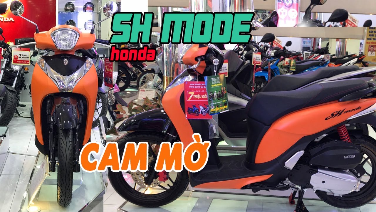 Sơn xe Honda Sh màu cam đen bóng bẩy cực đẹp  Sửa xe Sài Gòn