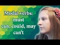 Modal verbs and degree of certainty - must, can, could, can't, may, might